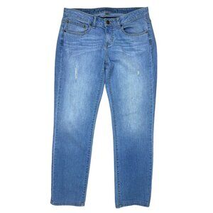Jennifer Lopez Light Wash Relaxed Boyfriend Straight Leg Jeans Womens Size 2